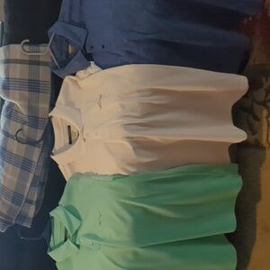 Lot of 3 Greg Norman play dry golf shirts